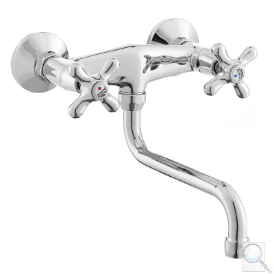 Umyvadlová baterie Paffoni Ricordi s otočným ramínkem 150 mm chrom IR161. 