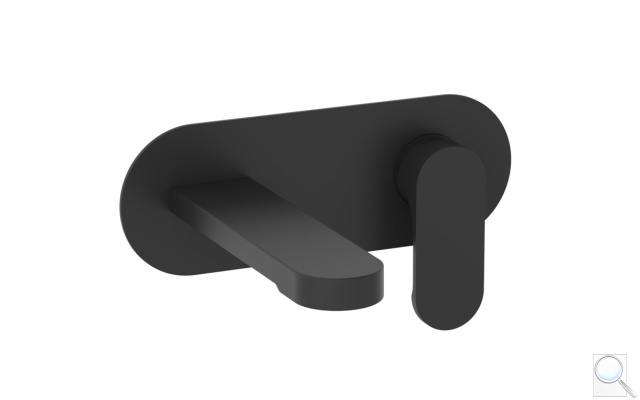 Umyvadlová baterie SAT Fusion včetně podomítkového tělesa matná černá SATBSFU101CPC. obr. 1