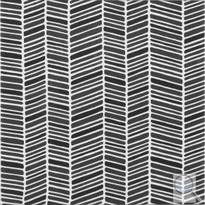 Dlažba Tonalite Aquarel dark grey cream stripe tmavě šedá