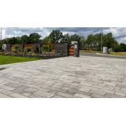 Venkovní betonová dlažba CSB VALENCIA. POVRCH RELIEF ANTIKO - BARVA COLORMIX NOARBLANC&nbsp;(1)