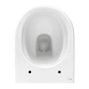 WC závěsné SAT Brevis včetně sedátka softclose, zadní odpad, bílá  SATBRE010RREXP. obr. 6 