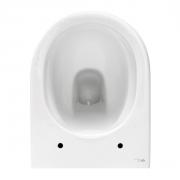 WC závěsné SAT Brevis včetně sedátka softclose, zadní odpad, bílá  SATBRE010RREXP (obr. 6)