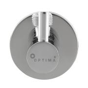 Rohový ventil Optima chrom 1/2x3/8 - RVP. obr. 2&nbsp;