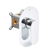 Sprchová baterie SAT Fusion včetně podomítkového tělesa chrom lesk SATBSFU210CP. obr. 2