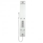 Sprchový panel Anima Glass Shower na stěnu s termostatickou baterií bílá GLASHOWER (obr. 2)