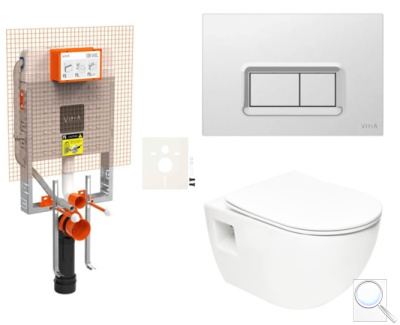 Závěsný WC set k zazdění SAT Project SIKOVZSATPRO51680. obr. 1