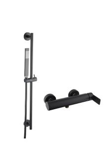 Sprchová baterie SAT B-Way se sprchovým setem 150 mm černá mat SATBSBW268SET