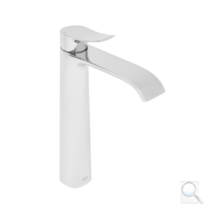 Vysoká umyvadlová baterie SAT Infinitio bez výpusti chrom lesk SATBSINF285. obr. 1