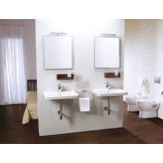 Umyvadlo Jika Cubito 55x42; 60x45; 65x48,5; 85x48,5 cm otvor pro baterii uprostřed. obr. 6