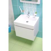 Koupelnová skříňka s umyvadlem Naturel Verona 60x48 cm bílá lesk VERONA60WH. obr. 2