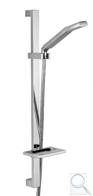 Sprchový set Paffoni Level s mýdlenkou chrom ZSAL079. 