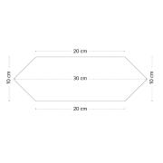 Obklady Ribesalbes Picket orange oranžová. &nbsp;