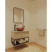 Vysoká umyvadlová baterie SAT Dark bez výpusti černá mat SATBSDA285PC. obr. 10&nbsp;