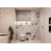 WC se sedátkem softclose závěsné SAT bílá lesk vírové SAT67010RTORP. obr. 13&nbsp;