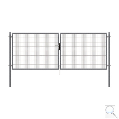 Brána PILOFOR SUPER ZN+PVC. Barva antracit (RAL 7016)