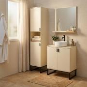 Skříňka pod umyvadlo bez umyvadla Ceramia Easy 60x73x36 cm jasmín mat EASYUMDJ. &nbsp;(11)