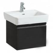 Koupelnová skříňka pod umyvadlo Laufen Pro 47x45x39 cm bílá lesk, wenge dřevodekor (wenge dřevodekor)