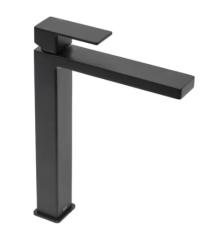 Vysoká umyvadlová baterie SAT Vision bez výpusti černá matná SATBSVI285C