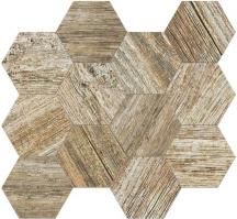 Mozaika Fineza Timber Design ambra hexagon