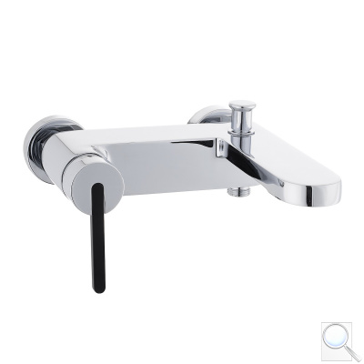 Vanová baterie SAT Fusion bez sprchového setu chrom SATBSFU222TC.