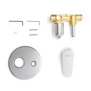 Vanová baterie SIKO Lucida včetně podomítkového tělesa chrom SIKOBSLU215. obr. 5&nbsp;