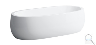 Volně stojící vana Laufen Alessi One 183x87 cm akrylát H2459720000001. obr. 1