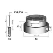 Podomítkové těleso Paffoni Light LIG030. obr. 2&nbsp;