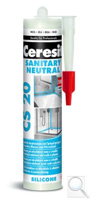 Silikon Ceresit CS 20 bílá 280 ml. 