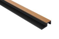 Obkladová lamela pravé ukončení Fineza Slat Large Classic oak hnědá