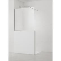 Sprchová zástěna SAT Walk-in 90x100 cm na sníženou příčku chrom SATBWIS90PR