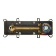 Umyvadlová baterie SAT Fusion včetně podomítkového tělesa páka beton SATBSFU101BC. &nbsp;(11)