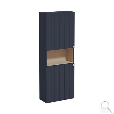 Koupelnová skříňka nízká Vitra Root 55x155x25 cm modrá mat ROOTN55TM. obr. 1