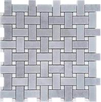 Kamenná mozaika Mosavit Trenzado gris šedá
