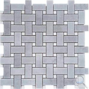 Kamenná mozaika Mosavit Trenzado gris šedá