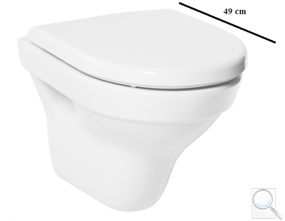 WC závěsné Jika Tigo zadní odpad H8202130000001 