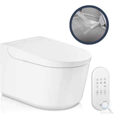 WC s bidetem závěsné Grohe Sensia alpská bílá 36507SH0. obr. 1