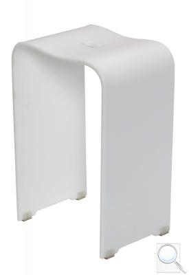 Stolička sprchová SAT volně stojící plast transparentní kód SATSTOLPLASTT