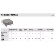 Technické informace (podrobnější níže v Technickém listu) Technické informace (podrobnější níže v Technickém listu)