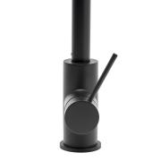 Dřezová baterie SAT Aurum s vytahovací sprškou, 2 proudy černá matná SATBAUR286C. &nbsp;(3)