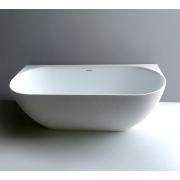 Volně stojící vana ke zdi SAT Lesly 170x82 cm litý mramor LE1700. obr. 7 