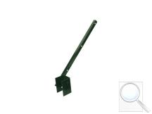 Bavolet Zn + PVC 60x40 mm, jednostranný, vnější, zelený