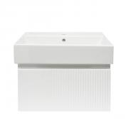 Koupelnová skříňka s umyvadlem SAT Evolution 58x30x44,8 cm bílá mat SATEVO60WMU2 (obr. 3)