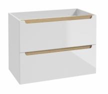 Koupelnová skříňka doplňková Naturel Stilla 80x60x45 cm bílá STILLAB08002