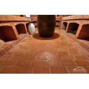 Ruční cihlová dlažba obdélníková. obr. 2