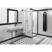 Dlažba Realonda Octagon black lem černá. industrial-koupelna-001&nbsp;