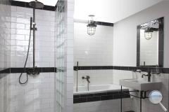 Dlažba Realonda Octagon black - industrial-koupelna-006