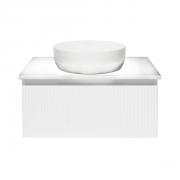 Koupelnová skříňka s krycí deskou SAT Evolution 78x30x44,8 cm bílá mat SATEVO80WMD (obr. 2)