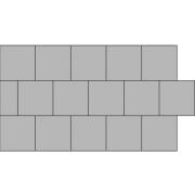 Terasová dlažba Rubio - reliéfní povrch (vzorová skladba vd2)