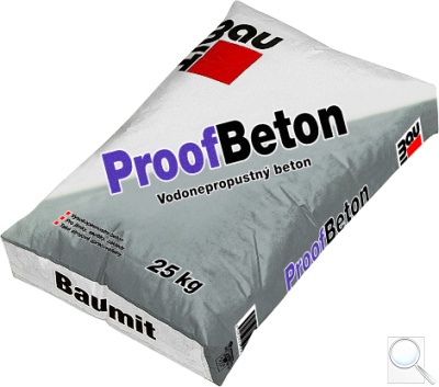 Vodonepropustný beton ProofBeton 25 kg. 