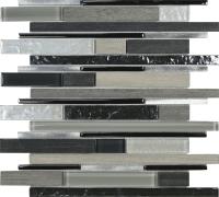 Mozaika Mosavit Timber gris šedá